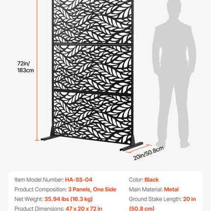 Metalo pertvara VEVOR HA-SS-04, 120 x 183 cm