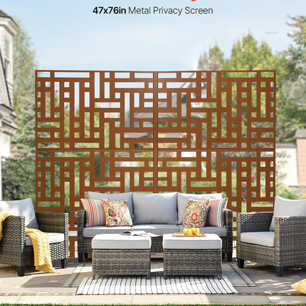 Metalinė privatumo pertvara VEVOR HA-SS-02, 120 x 193 cm