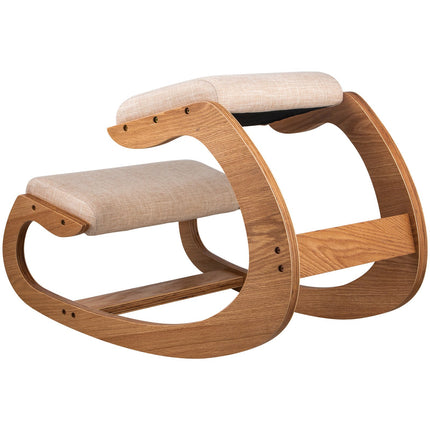 Ergonominė klūpėjimo kėdė VEVOR White Oak, 100 kg apkrova