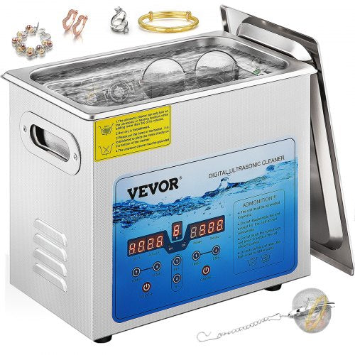 Ultragarsinė valyklė VEVOR KW-QXJ-30A-2, 6 l