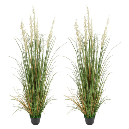 Dirbtinė nendrinė žolė VEVOR SS003, 119 cm (2 vnt.)