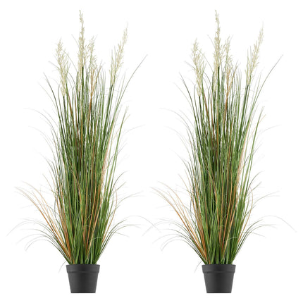 Dirbtinė nendrinė žolė VEVOR SS002, 150 cm (2 vnt.)