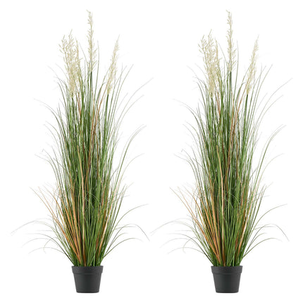 Dirbtinė nendrinė žolė VEVOR SS002, 150 cm (2 vnt.)