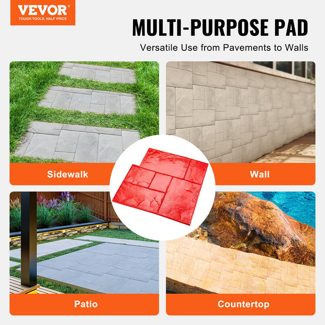 Betono štampavimo forma VEVOR YX-06, 61 x 61 cm