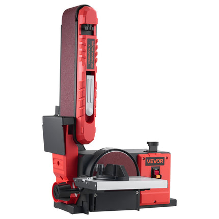 Kombinuotos juostinės ir diskinės šlifavimo staklės VEVOR BSH1510C, 400 W
