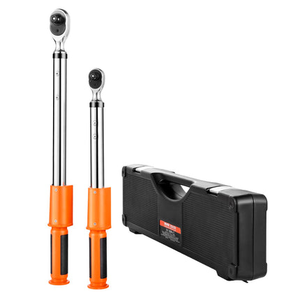 Skaitmeninių dinamometrinių raktų rinkinys VEVOR SX3812, 1/2" ir 3/8" jungtys