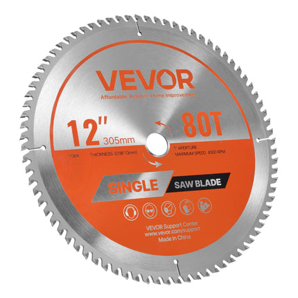 Diskinio pjūklo diskas medžiui VEVOR 305*3.0*25.4-80T, 305 mm