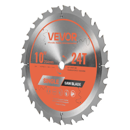Diskinio pjūklo diskas VEVOR 254*2.5*15.875-24T, 254 mm skersmens