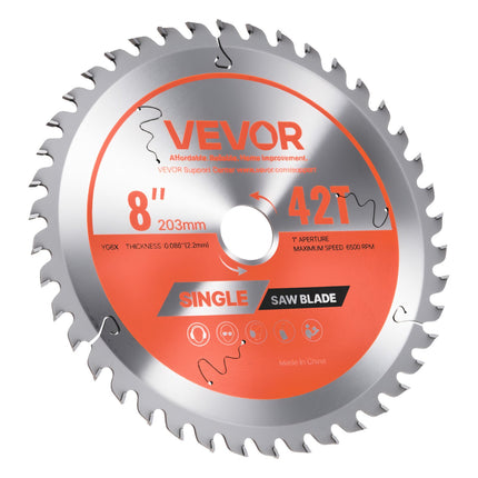 Diskinio pjūklo diskas VEVOR 203*2.2*25.4-42T, 203 mm