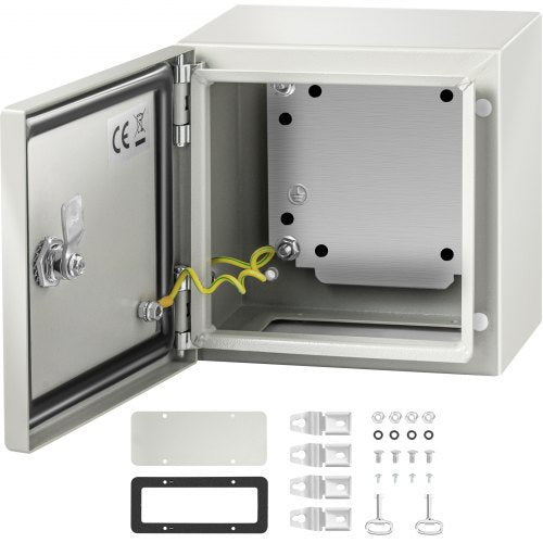 Metalinė elektros dėžė VEVOR SPT, 20x20x15 cm