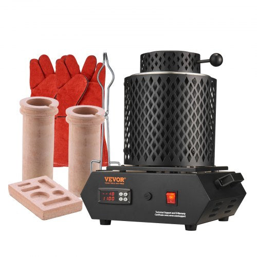 Elektrinė metalo lydymo krosnis VEVOR GF1150ND2-3KG, 1350W