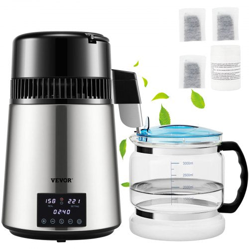 Vandens distiliatorius VEVOR YMK40230, 1,5 l/val.