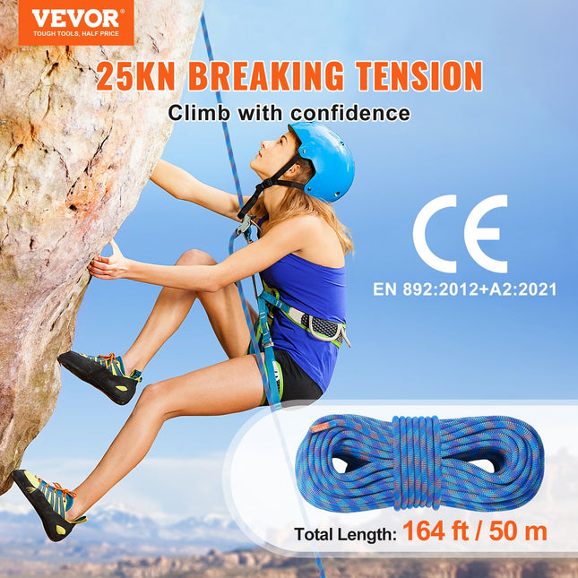 Dinaminė laipiojimo virvė VEVOR ROPE-D-102-164, 50 m