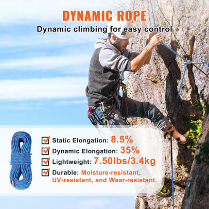 Dinaminė laipiojimo virvė VEVOR ROPE-D-102-164, 50 m