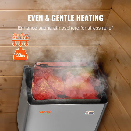 Elektrinė pirties krosnelė VEVOR SCA-80BS, 8 kW