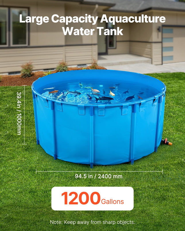 Antžeminis žuvų auginimo tvenkinys VEVOR DS-206, 4550 l