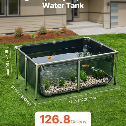 Antžeminis žuvų tvenkinys VEVOR DS-203, 480 l