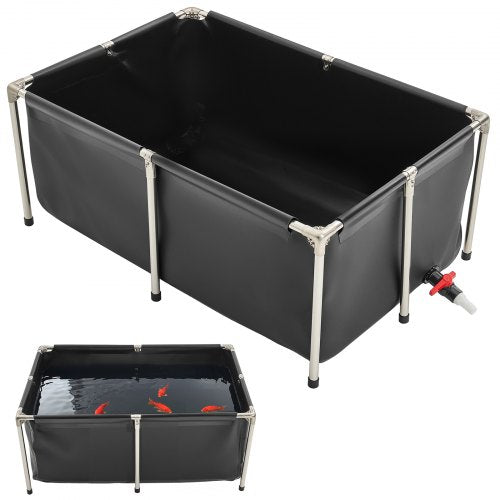 Sulankstomas tvenkinys žuvims VEVOR DS-204, 480 l