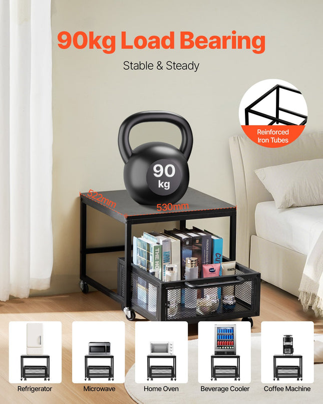 Mini šaldytuvo stovas VEVOR YNS-04, 90 kg apkrova