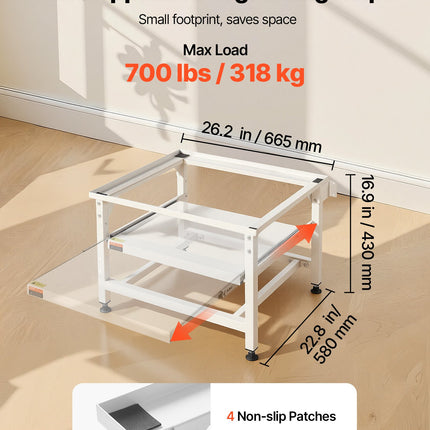 Skalbimo mašinos stovas VEVOR 999S, 410 mm aukščio