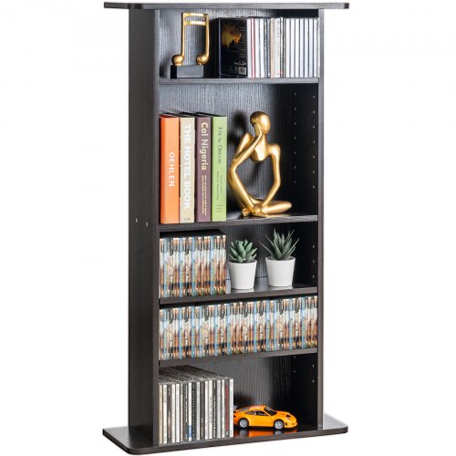 Medijos laikymo spinta VEVOR KLDS-02, 5 lentynos, iki 240 CD