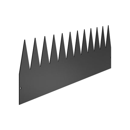 Plieniniai vejos atitvarai VEVOR ZY-40X8-3Black, 101,6 x 20,3 cm, 3 vnt.