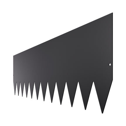 Plieniniai vejos atitvarai VEVOR ZY-40X12-4Black, 4 vnt., 101,6 x 30,5 cm