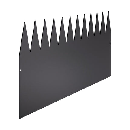 Plieniniai vejos atitvarai VEVOR ZY-40X12-4Black, 4 vnt., 101,6 x 30,5 cm