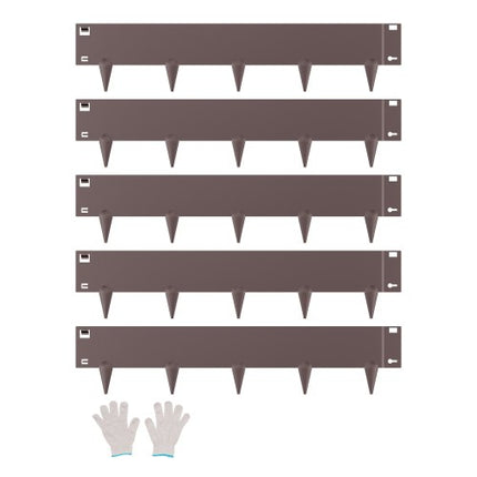 Metalinis vejos atitvaras VEVOR ZY-39X5-5Brown, 5 vnt., 99x12,7 cm