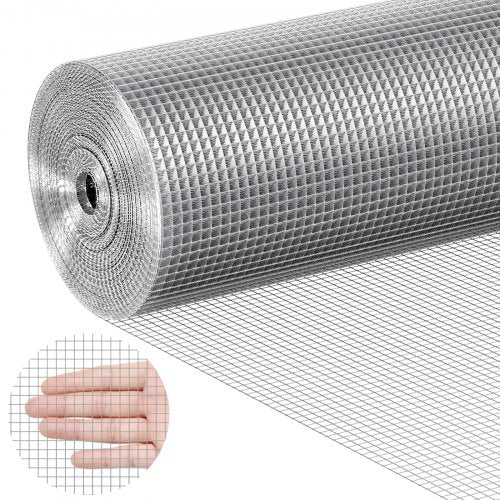 Cinkuotas vielos tinklas VEVOR SS141448100G, 1,22 x 30,48 m