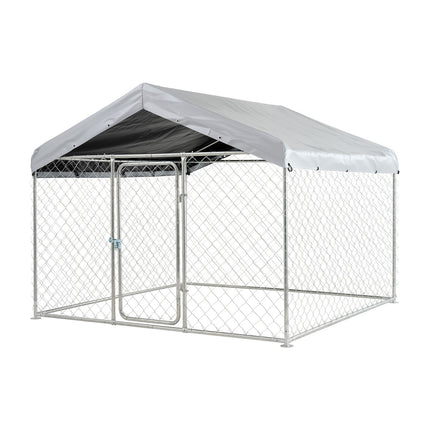 Lauko voljeras šunims VEVOR SKU2025004, 2 x 2 x 1,6 m