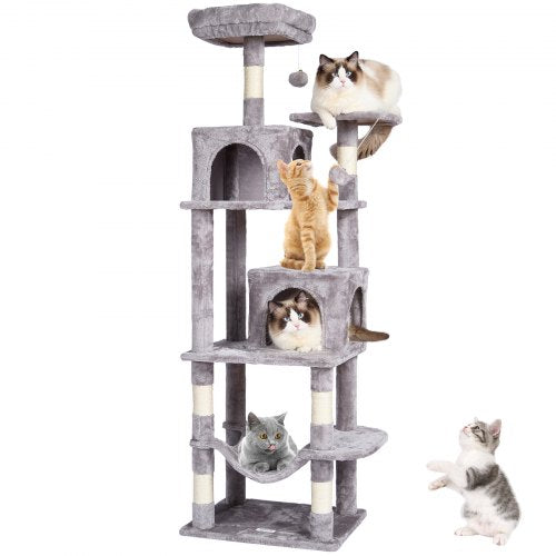Draskyklė-namelis katėms VEVOR CAT793, 160 cm aukščio