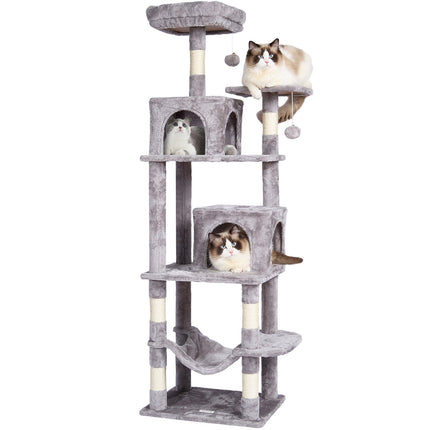 Draskyklė-namelis katėms VEVOR CAT793, 160 cm aukščio