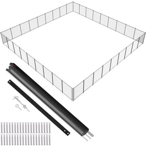 Baseino apsauginė tvora VEVOR NLSSHL4108, 1,21 x 32,91 m