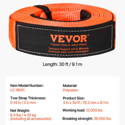 Vilkimo diržo rinkinys VEVOR LC-RK02, 16329 kg