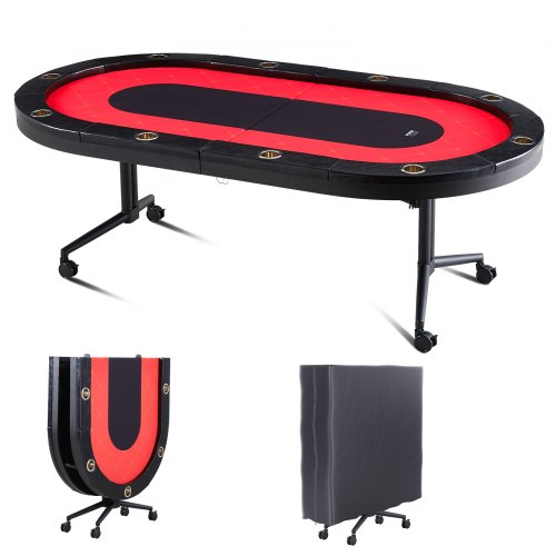 Sulankstomas pokerio stalas VEVOR GT806, 229 cm
