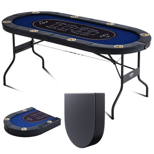 Sulankstomas pokerio stalas VEVOR SUS-7232, 1830 mm
