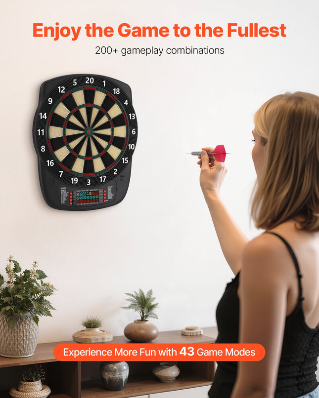 Elektroninė smiginio lenta VEVOR 9653N, 336 mm taikinys