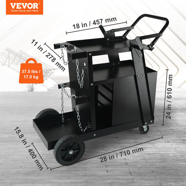 Suvirinimo vežimėlis VEVOR WT-78-A, 120 kg keliamoji galia