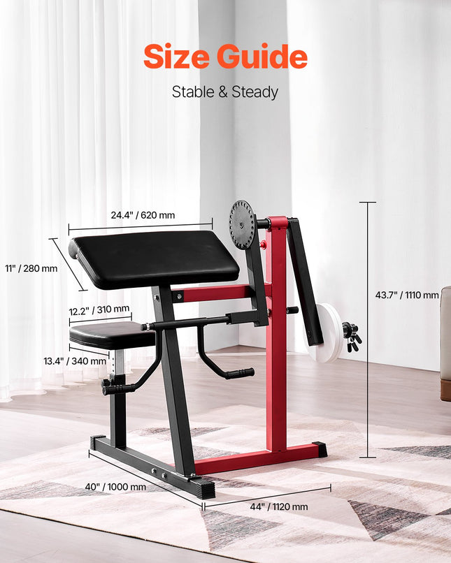 Bicepsų ir tricepsų treniruoklis VEVOR MSY1, 75 kg apkrova