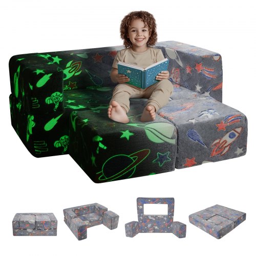 Vaikiška sofa-lova VEVOR ETDST004, 4 dalių