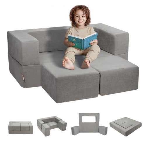 Modulinė vaikiška sofa VEVOR ETDST005, 4 dalių rinkinys