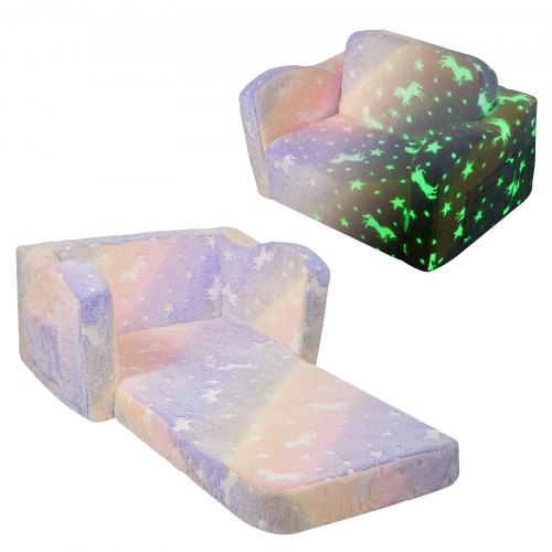 Vaikiška sofa-lova VEVOR ETZDD-02, 2-in-1 transformuojama