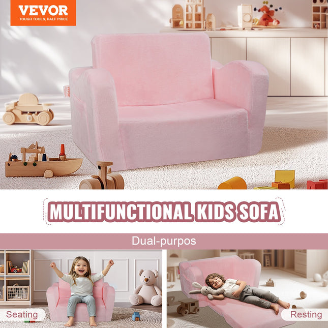 Vaikiška sofa-lova VEVOR FL-XY-1, 2-in-1
