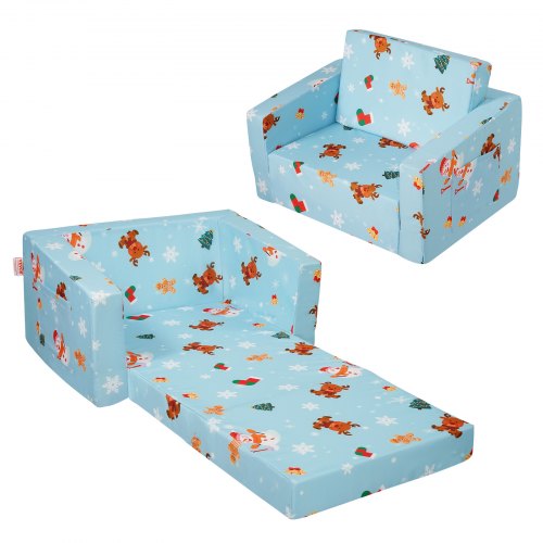 Vaikiška sofa-lova VEVOR FL-XY-3, 2-in-1 transformuojama