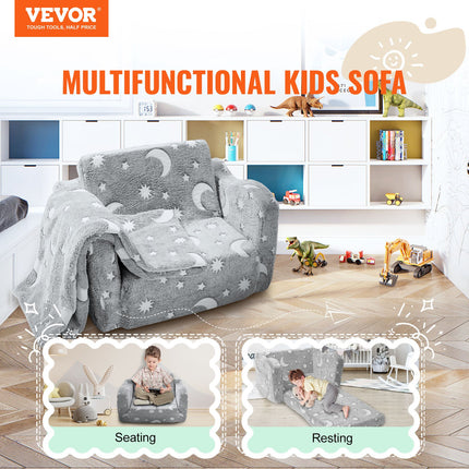 Sulankstoma vaikiška sofa VEVOR ETZDD-01, šviečianti tamsoje