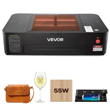 CO2 lazerinės graviravimo staklės VEVOR SH-530, 55W