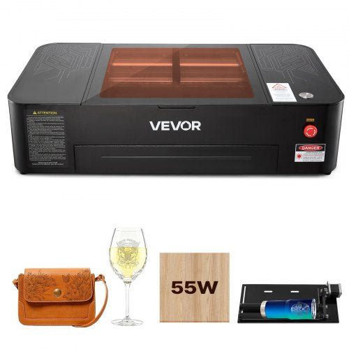 CO2 lazerinės graviravimo staklės VEVOR SH-530, 55W