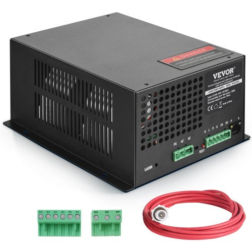 CO2 lazerio maitinimo šaltinis VEVOR MYJG100W, 100 W