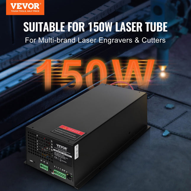 CO2 lazerio maitinimo šaltinis VEVOR MYJG150W, 150W